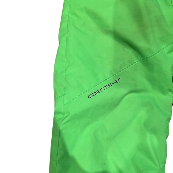 Obermeyer Teen Boy’s Neon Green Ski/Snowboard Pants Size XL (18-20) - Picture 4 of 13